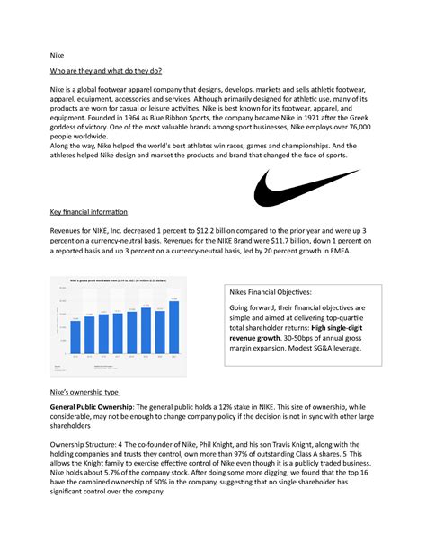 nike fact statistieken|nike statistics and facts.